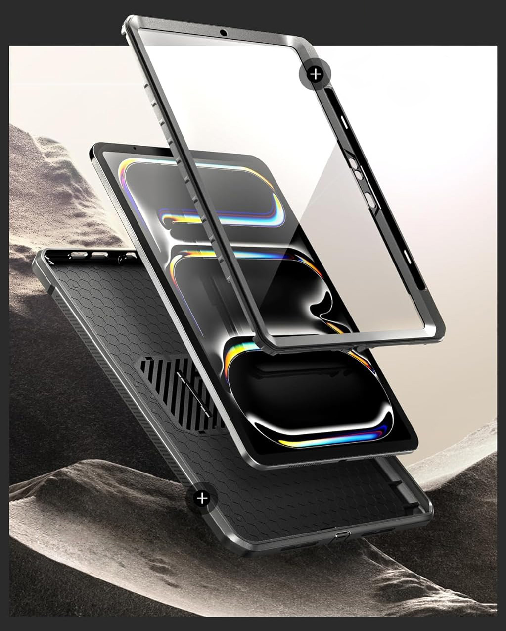 Etui pancerne Supcase UB Pro SP do iPad Pro 11 M4 5gen. 2024, czarne